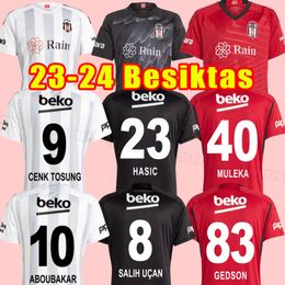 23 24 Maillot de football Besiktas JK Besiktas Jimnastik Kulubu 2023 2024 Karaman Deigo Costa Larin Vida Welinton Ghezzal Maillots de football pour hommes 120e