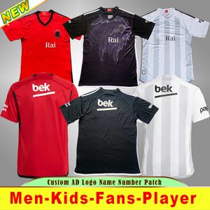 23 24 Besiktas Mens Home Away Tercer Jerseys de fútbol ROSIER SALIiH UCAN GEDSO CENK TOSUN SEMIH NECIP UYSAL BERKAY Negro Blanco Rojo Camisetas de fútbol Uniformes