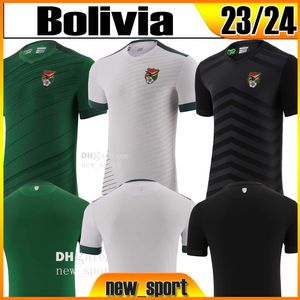 23 24 Maillots de football boliviens Version Fans à domicile troisième extérieur vert blanc noir maillot de football chemises haut