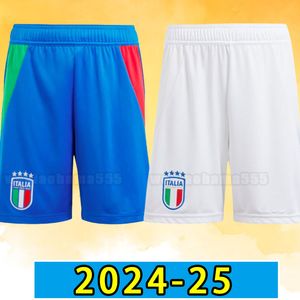 24 25 Bonucci Soccer Shorts 2024 2025 Italys Insigne Italia Verratti Chiellini Chiesa Barella voetbalbroek Fans Player Versie Men Home Away