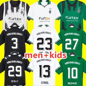 23 24 Borussia Mönchengladbach Soccer Jerseys Fans Player Version 2023 2024 Accueil Gladbach Elvedi Weigl Zakaria Neuhaus Ginter Thuram Hommes Kit Enfants Chemises de football