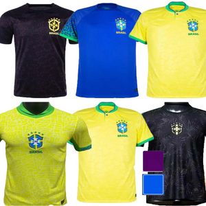 23/24 Brésil VINI JR. Maillot de football Brésil CASEMIRO 23 24 Équipe nationale G.JESUS P.COUTINHO Home Away Men Kit L.PAQUETA T.SILVA PELE MARCELO Chemise de football uniforme