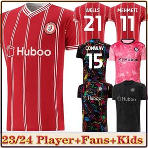 23 24 Bristol Weimann City Soccer Jerseys Accueil 2023 2024 Mawson Martin Diedhiou Paterson Wells Massengo Kalas Dasilva Chemises de football Hommes Kit Enfants