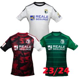 23 24 Burgos Bermejo Mens Soccer Jerseys CF Elgezabal Mumoz Curro Matos Home Fans Fans Football Shirts Courte