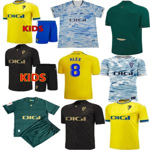 23 24 Cadiz Soccer Jerseys Cadiz CF 2023 2024 LOZANO ALEX BODIGER JUAN CAMA CAMISETA ASCENSO A LIGA SANTANDER MEN KIDS HOME AWAY FOOTBOY