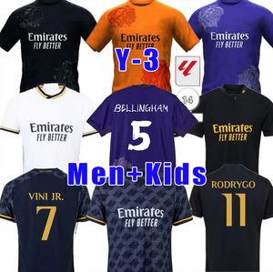 23/24 BELLINGHAM VINI JR maillots de football MBAPPE Tchouameni 2023 2024 maillot de football Real Madrids HP CAMAVINGA Rodrygo MODRIC hommes enfants kit uniformes fans joueur