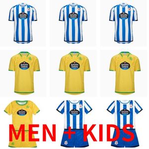 23 24 Camisetas DePOrtIVo La Coruna Soccer Jerseys Hommes Enfants Kit Futbol 2023 2024 Chemises de football Home Away LUCAS QUILES MARIO.S RUBEN D. D.VILLARES Chandal Futbol