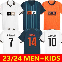 23 24 Cavani GUEDES GAMEIRO maglie da calcio Florenzi home away terzo 2023 2024 camisetas de futbol RODRIGO Gaya M.GOMEZ VALENCIA magliette da uomo per bambini