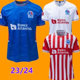 23 24 CD Olimpia Honduras Voetbalshirts Thuis Uit nieuwe sport NUNEZ BECKELES PAZ FIGUEROA M.PINTO De foolball Honduras 2023 2024 Voetbalshirt Uniformen Heren S-XXL 9899