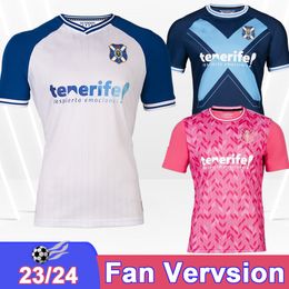 23 24 CD Tenerife Mens Soccer Jerseys Elady Enric Gallego Dauda Ivan Romero Rubio Aitor Sanz