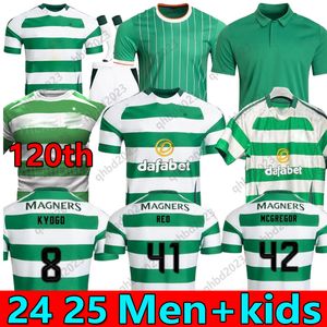 S-4XL 24 25 CELTI MCGREGOR Maillots de football à l'extérieur Troisième Kyogo Edouard 2023 Elyoundoussi Ajeti Christie O'Riley Griffiths Forrest Men Kids Kit Kit Uniforms Football Shirt 2024