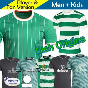 23/24 Kelten Kyogo voetbalshirt Classic Jersey, hoogwaardige korte top, merk sportshirt, volwassen en kindermerk t-shirt jas