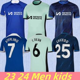 23/24 CFC JAMES CUCURELLA ENZO Voetbalshirts FOFANA MUDRYK STERLING T. SILVA Shirt N.JACKSON CHILWELL BROJA NKUNKU GALLAGHER MADUEKE Voetbaluniform