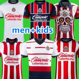 23 24 Chivas de Guadalajara Jerseys de football 2023 2024 Liga MX I. Brizuela A. Vega J. Sanchez S. Flores Men Kid Kit Football Shirts F. Beltran Gonzalez A.Zaldivar Day of the Dead