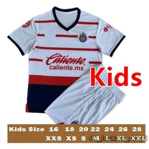 23 24 Chivas De Guadalajara Soccer Jerseys 3ème LIGA MX C. COWELL A.ZALDIVAR CALDERON J.MACIAS CHICHARITO A.VEGA PONCE Alvarado Hommes Femmes Enfants Kit Football Shir 169