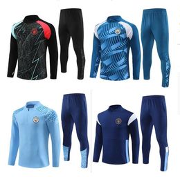 23/24 ciudad niños hombre DE BRUYNE chándales de fútbol chaqueta de survetement fottball Traje de entrenamiento veste maillot de foot Olympique chándal fútbol jogging