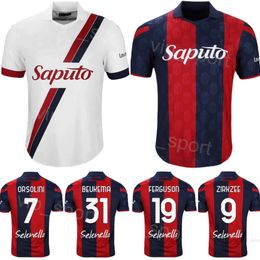 23/24 Club 31 BEUKEMA Maillots de football Bologne 28 SKORUPSKI 20 AEBISCHER 11 NDOYE 17 EL AZZOUZI 26 LUCUMI 15 KRISTIANSEN 7 ORSOLINI ZIRKZEE FERGUSON Kits de maillots de football