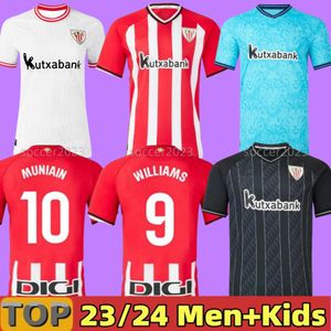 23 24 Club Bilbao Soccer Jerseys Berenguer 2023 2024 Muniain Athletic Williams Football Shirt Raul Garcia Villalibre Camiseta Sancet Third Gk Unai Simon Away