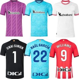 23 24 Club Bilbao camisetas de fútbol local visitante 3er portero BERENGUER 2023 MUNIAIN Athletic WILLIAMS JR RAUL GARCIA VILLALIBRE camiseta Sancet SIMON Camiseta de fútbol