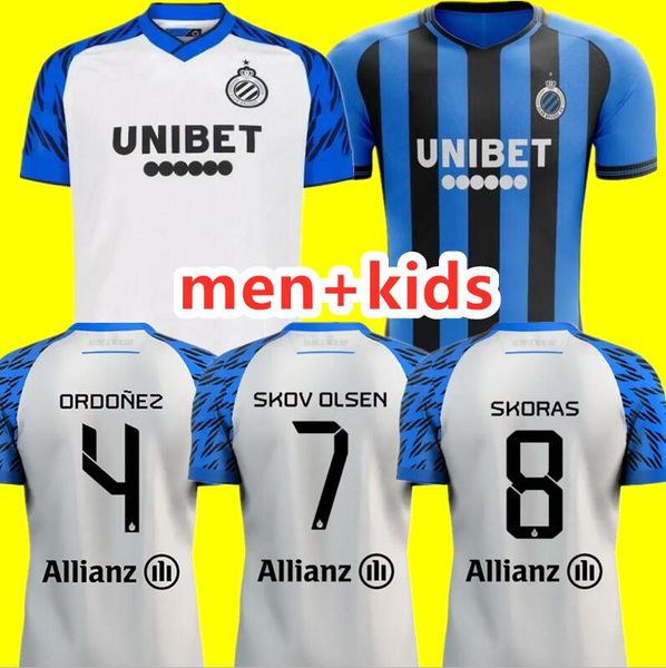 23 24 Club Brugge Soccer Jerseys Kits Kit 2023 2024 Maillot Foot Home Away Football Shirt Jutgla Lang Meijer Onyedika Buchanan Vanaken Skov Olsen Sylla