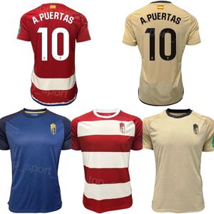 23 24 Club Team Granada Soccer 23 Gerard Gumbau Jersey 7 Lucas Boye 13 Andre Ferreira 11 Myrto Uzuni 10 Antonio Puertas 21 Oscar Melendo Kits de maillots de football Rouge Bleu