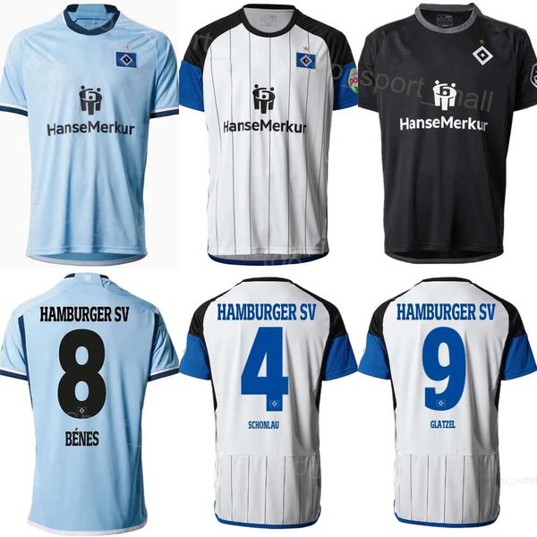 23/24 Club Equipo de fútbol Hamburger SV Jerseys FC 8 BENES 9 GLATZEL 18 JATTA 27 DOMPE 28 MUHEIM 14 REIS 3 HEYER 22 VAN DER BREMPT 23 MEFFERT 5 HADZIKADUNIC Kits de camiseta de fútbol