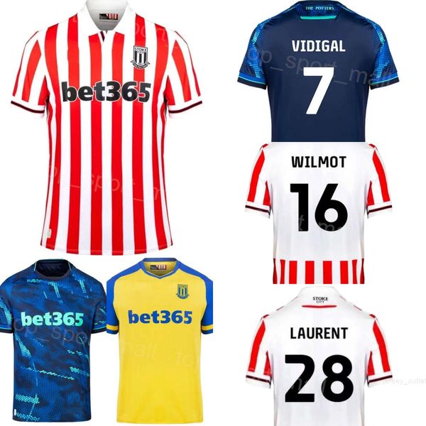 23/24 Club Team Soccer Stoke City 12 Maillots Daniel Johnson 16 Ben Wilmot 17 Ki-Jana Hoever 7 Andre Vidigal 20 Sead Haksabanovic 35 Kits de maillots de football Nathan Lowe