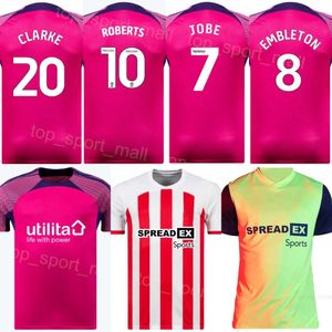 23 24 Club Team Sunderland Soccer 20 Jack Clarke Jerseys 17 Abdoullah Ba 24 Daniel Neil 7 Jobe Bellingham 1 Anthony Patterson Kits de maillots de football Numéro de nom personnalisé