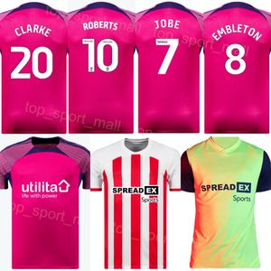 23 24 Equipo del club Sunderland Soccer 20 Jack Clarke Jersey 17 Abdoullah Ba 24 Daniel Neil 7 Jobe Bellingham 1 Anthony Patterson Kits de camiseta de fútbol Nombre personalizado Número