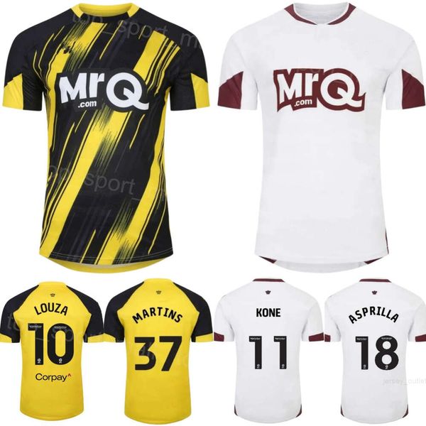 23 24 Camisetas de fútbol del equipo del club Watfords 37 MARTINS 19 YOUSSOUF 9 RAJOVIC 4 HOEDT 10 LOUZA 24 DELE-BASHIRU 45 ANDREWS 7 INCE 5 PORTEOUS 18 ASPRILLA Kits de camiseta de fútbol