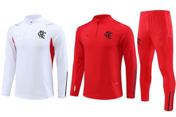 23 24 Clube de Regatas do Flamengo fans de football Survêtements pour hommes LOGO broderie football Vêtements d'entraînement chemise de jogging en plein air Combinaison de sport de loisirs