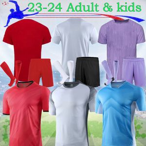 24 25 camisetas de fútbol personalizadas camiseta de fútbol 2024 tela transpirable adecuada calidad de Tailandia kit para adultos y niños 16-4XL
