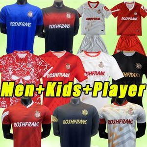 23 24 Deportivo Toluca Mens Soccer Jerseys L.GARCIA CASTANEDA RIOS Home Away Football Hommes Kits Chemise Uniformes à manches courtes 2023 2024 Fans Version Player Formation