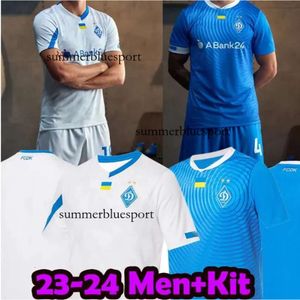 23/24 Dynamo Kiev Soccer Jerseys Home Away SHAPARENKO TSYHANKOV TYMCHYK SYDORCHUK DE PENA 2023 2024 Kit Enfants Hommes Maillots de Football