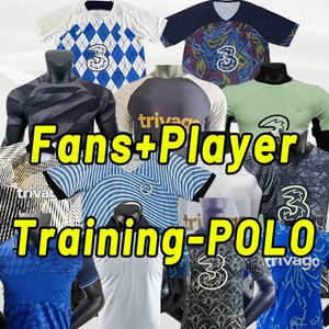 23 24 ENZO CFC Soccer Jerseys RETRO COLLECTION JOAO FELIX PULISIC MOUNT HAVERTZ STERLING FOFANA Chemise de football Cucurella Fans Player Version Formation POLO