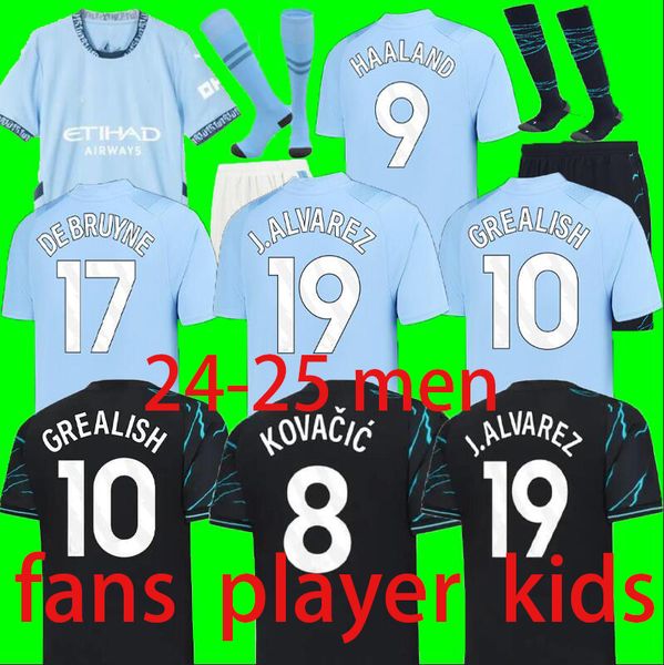 24 25 Fans Joueur Version Haaland Jerseys de foot