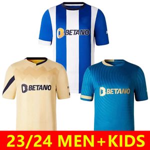 23 24 FC Campeoes Portos Soccer Jerseys 2023 2024 Men Kids Camisa Special Titulos Futebol Clube Luis Diaz Matheus Mehdi Maillots de Foot Marega Sergio Shirt