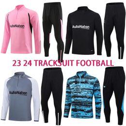 23 24 FC Inter Miami Tracksuit Suit Messis Soccer Men Kids 2023 2024 Matuidi Higuain Football Jacket Trapp Inter Miami Windschepen Training Sportkleding Trainingskleding