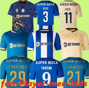 23 24 FC Porto Campeoes 30 Soccer Jerseys 2023 2024Campeoes Pepe Oliveira Diaz Mehdi Luis Mateus Martinez Training Fans Player Versie Football Shirts Kids Kits