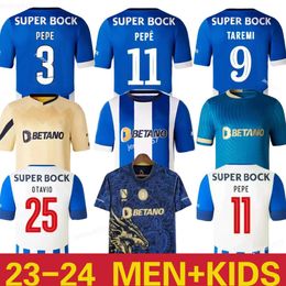 23 24 FC Portos Soccer Jerseys Dragon Fans Player Version Training 2023 Sergio Campeoes Pepe Oliveira Mehdi Luis Diaz Matheus Gardien de but Jersey Kits Kids Kits