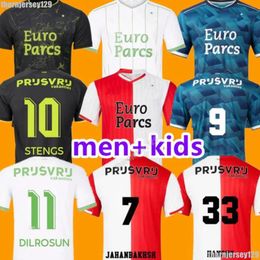 23/24 Feyenoords Soccer Jerseys Fourth Gimenez 4th Voetbal Kids Kit 2024 Football Shirt Home Away Ayase STEMGS Maillot Timber Dilrosun Hancko Paixao Ivanusec