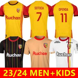 23 24 FOFANA RC LeNs Voetbalshirts sainte 2023 2024 Maillot De Foot Home Away BUKSA SOTOCA MEDINA MANNEN KINDEREN Voetbalshirts