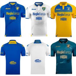 23 24 Maillots de football Frosinone pour hommes à domicile et à l'extérieur 3ème 4ème CHEDDIRA BAEZ ROMAGNOLI OKOLI KAIO JORGE CASO MAZZITELLI MARCHIZZA Chemises de football Uniformes à manches courtes