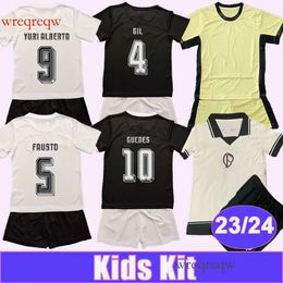 23 24 Gabriel Luan Kit Kit Soccer Jerseys Gil Fagner Cantillo Guedes Jo R.Augusto Willian Giuliano Home White Away Black 3rd 4th Child Suit Football Shirts