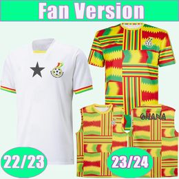 23 24 Ghana Herenvoetbalshirts Nationaal team THOMAS J. AYEW WILLIAMS KYEREH SULEMANA KUDUS LAMPTEY Culturele versie En 23 24 Thuisvoetbalshirts