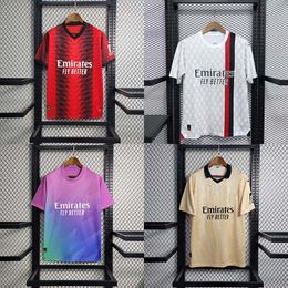 23 24 GIROUD PULISIC Camisetas de fútbol para adultos 2023 2024 AC REBIC THEO REIJNDERS KESSIE DE KETELAERE RAFA LEAO Camisetas de fútbol Jugador Hombres Niños Kit Uniformi 16-2XL