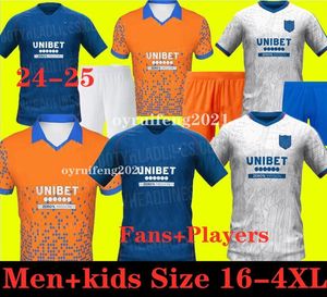 24 25 Glasgow Rangers Jerseys de fútbol 2024 2025 Azul Sakala Kent Tavernier Morelos Morelos Hogan Fútbol Camisa de fútbol Hombres Kit Kit Versión del jugador Camiseta de 222222
