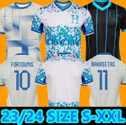 23/24 Griekenland nationale voetbalshirts 2023 2024 BAKASETAS MASOURAS PAVLIDIS Griekenland voetbalshirts team MAVROPANOS GIAKOUMAKIS FORTOUNIS TSIMIKAS voetbalshirts