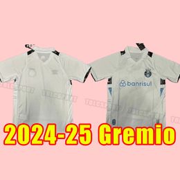 24 25 Gremio Elkeson voetbalshirts D.Costa Guild Giuliano 2024 2025 Ramiro Geromel Luan Maicon Fernandinho Men Football Shirts Home Men Kids