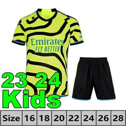 23/24 Gunners G.JESUS HAVERTZ SOCKER JERSEYS 2023 Arsen Thomas Trossard Rice Tierney Smith Rowe Shirt Saliba Odegaard Saka Martinelli Football Kids Kit Unif 123